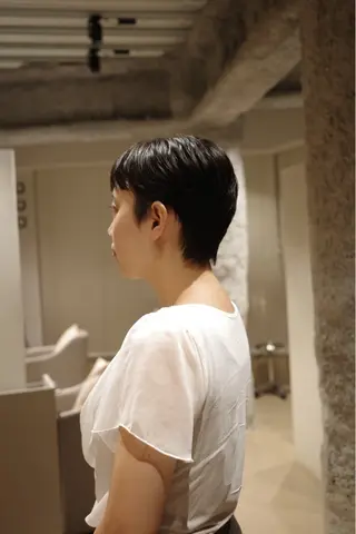 ショート 未 来カットモデル無料のヘアスタイル