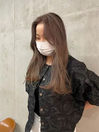 ロング カラー SALT WATER所属・🫐 𝐌𝐚𝐨 🫐似合わせcutのヘアスタイル