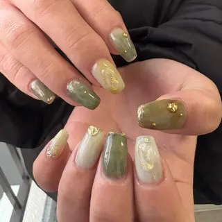 ネイル カメレオン京橋🌻 草葉由佳のネイルデザイン