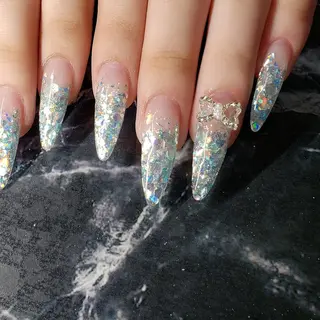 ネイル ロング クロキ 。のネイルデザイン