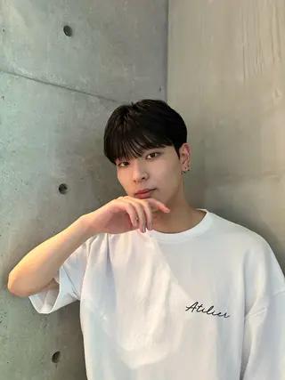 ミディアム メンズ 曲がる縮毛矯正 メンズ特化/鈴木美璃のヘアスタイル