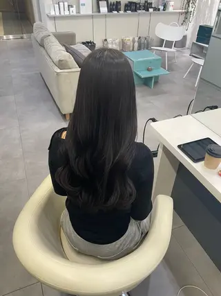 ロング カラー カラーモデル募集/ 森本明花のヘアスタイル