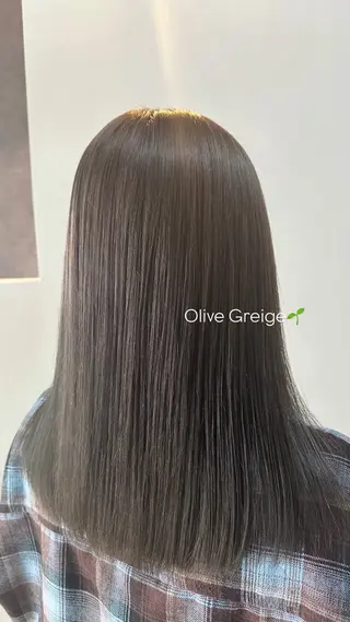 セミロング 坂庭 美夢のヘアスタイル