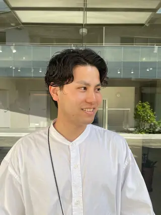 ショート パーマ メンズ 吉田一輝 外国人パーマのヘアスタイル