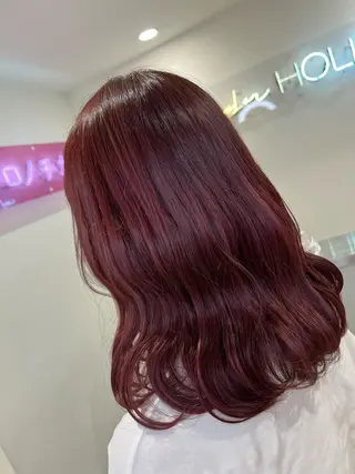 セミロング カラー Iris所属・ハイトーン特化サロン 💎MOCA💎のヘアスタイル