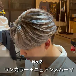 カラー パーマ メンズ メンズサロン OVER町田店のヘアスタイル
