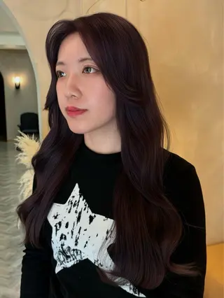 ロング カラー 暖色/ミルクティー/ レイヤー/yuriaのヘアスタイル