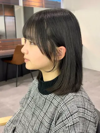 ミディアム カラー i.Ehime所属・VIEW EHIME 齋藤  あつきのヘアスタイル