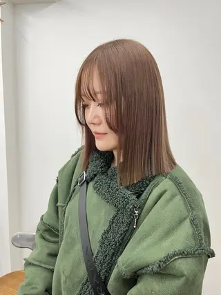 ミディアム カラー HIROKO / 透明感暖色カラー🎀のヘアスタイル
