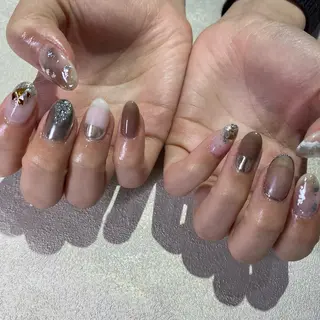 ネイル Amber21.所属・Nagahama Akariのネイルデザイン