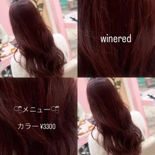 カラー 🍒Megumi /暖色寒色系カラーのヘアスタイル