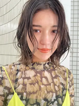 ミディアム yukii しまむら のぞみのヘアスタイル