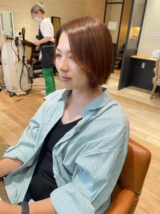 ショート 亀川蓮 Agu hairのヘアスタイル