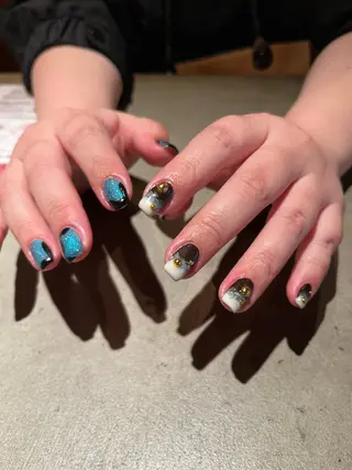 ネイル 赤根 風南のネイルデザイン