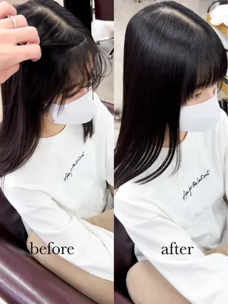 セミロング 🥇近藤 恭輔🥇 Recharme新保のヘアスタイル