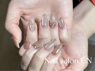 ネイル E.N🦋 長さ出し/持ち込みのネイルデザイン