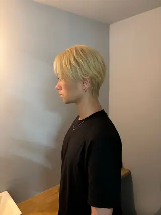 ショート カラー メンズカットモデル/ いぶきのヘアスタイル