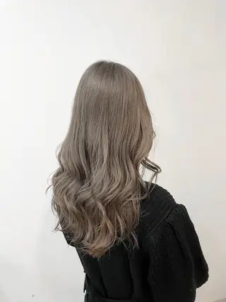 セミロング カラー 縮毛矯正×髪質改善 小笠原大樹のヘアスタイル