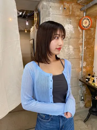 ミディアム カラー GATTACA所属・KEI gattacaのヘアスタイル