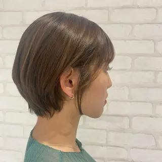 ショート カラー パーマ ノンダメージサロンBonheur銀座並木通り店所属・ULTOWA/銀座 ERIのヘアスタイル