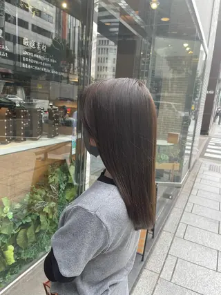 カラー TENSHO ハイトーンレイヤーのヘアスタイル