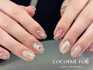 ネイル 神田 ココナッツのネイルデザイン