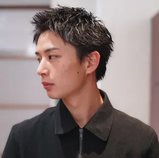 ショート メンズ 内山湧勝/メンズ/ ショート/パーマのヘアスタイル