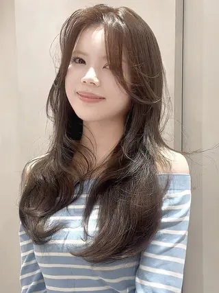 ロング 美髪矯正 蓮のヘアスタイル