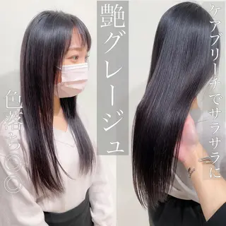 ロング カラー y.s.h所属・ハイトーンカラー🌈 メンズパーマ鈴木康平のヘアスタイル