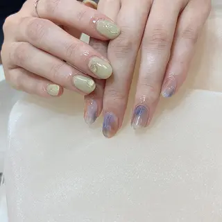 ネイル 𝕄𝕚𝕪𝕦🤍 自由が丘⌇パラジェルのネイルデザイン