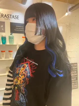 ロング カラー 艶ハイトーン👑♡ NATSUKIのヘアスタイル