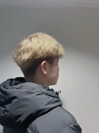 ショート カラー メンズ Little LuLu梅田店所属・Fukumoto /縮毛矯正、艶髪特化のヘアスタイル