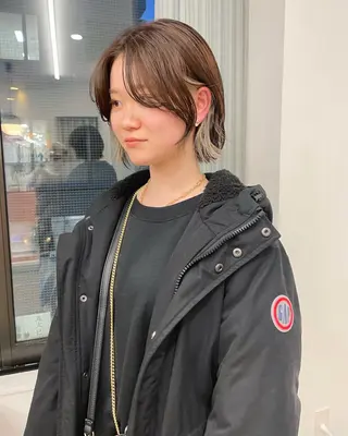 ショート カラー pole所属・【pole】 minaのヘアスタイル