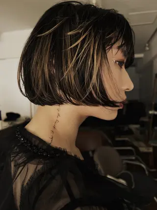 ミディアム rosso-sante’所属・小林 明彦のヘアスタイル