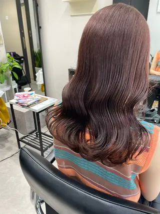 セミロング カラー 髪質改善will hairdesignのヘアスタイル