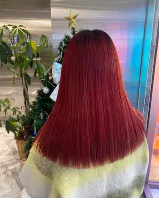 カラー 酸性ストレート /ハイトーン/つばさのヘアスタイル