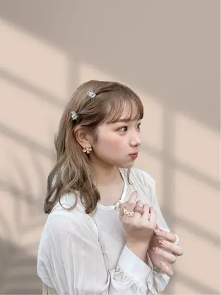 ミディアム 表参道店大人っぽ ブラウン🪞TOWAのヘアスタイル