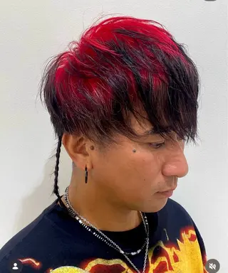 ショート カラー メンズ SALOWIN二子玉川South店所属・🌼デザインカラー 🌼kumicoのヘアスタイル