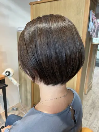 ショート マツエク/透明感 カラー🤍ゆうのヘアスタイル