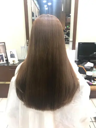 ロング カラー Zina天王寺 CHIAKIのヘアスタイル