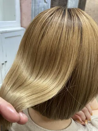 カラー 6Dエクステ/シール エクステ/かんなのヘアスタイル