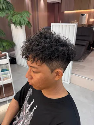 パーマ メンズ R/🤎 パーマ&ブリーチ🔥のヘアスタイル