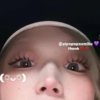 マツエク・マツパ 🎀束感マツエク 新留　美空🎀のマツエク・マツパデザイン