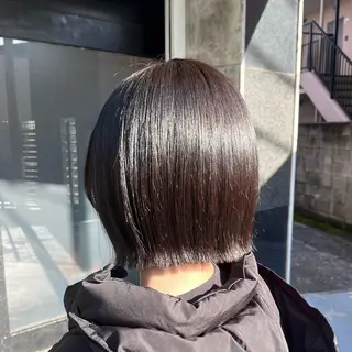 ショート カラー 透明感カラー/パーマ 🌀アオノのヘアスタイル