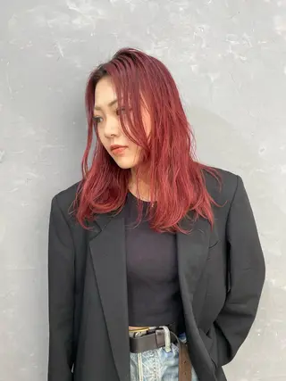 ロング ♡似合わせハイトーン ♡maiのヘアスタイル