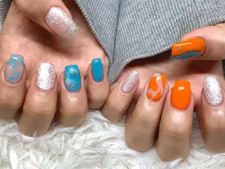 ショート カラー ネイル Roi〈ロワ〉 Yume🎀のネイルデザイン