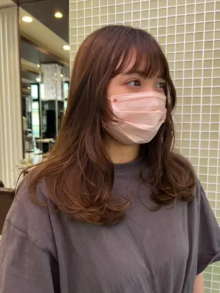 ロング 中本 日葵梨のヘアスタイル