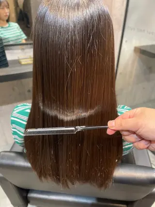 ロング 髪質改善縮毛矯正 💍谷口克也のヘアスタイル