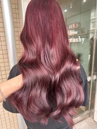 ロング カラー 🧸プルエクステ❤︎ ネイルKAO🧸のヘアスタイル