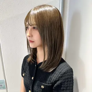 ロング カラー 髪質改善/レイヤー ダブルカラー塚本耀のヘアスタイル